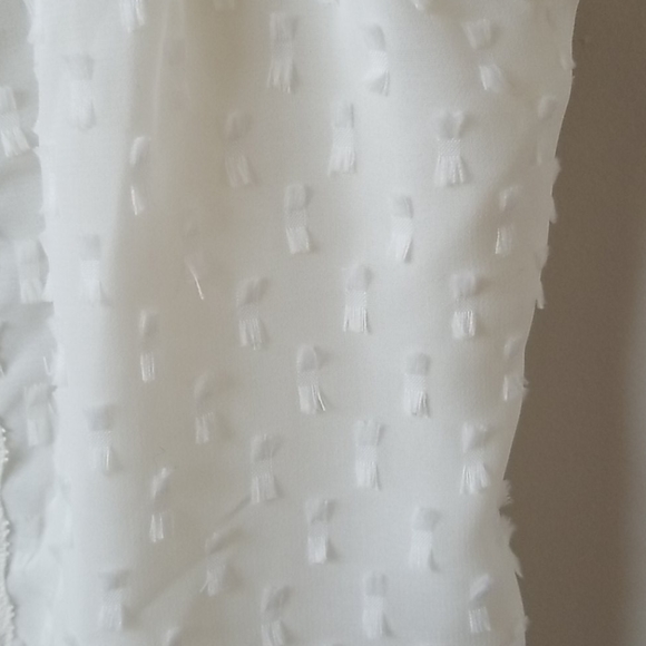 Anthropologie embroidered chiffon tank top tunic - Picture 3 of 4